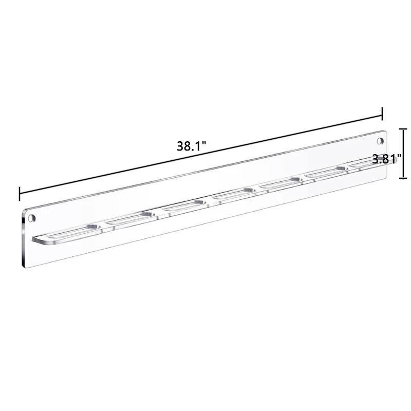 Sunglasses Storage Rack Wall Mounted Glasses Rack 7 Holes Acrylic Hooks for Glasses Organizer Home Door Hook Glasses Hanger