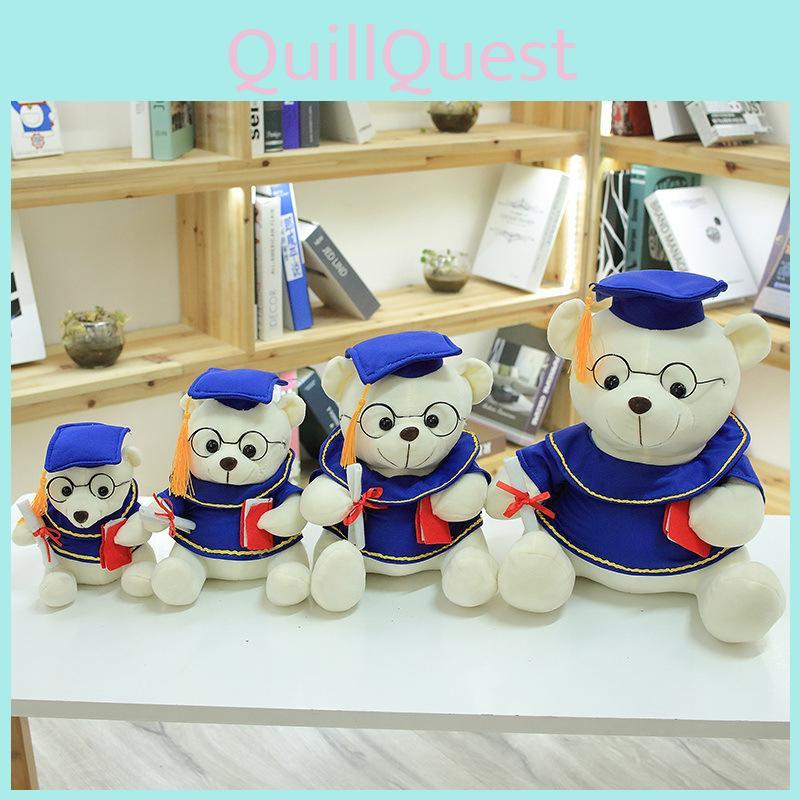 Graduation Dr Gift Teddy Bear Plush Toy Cartoon Stuffed Doll Gift Decoration