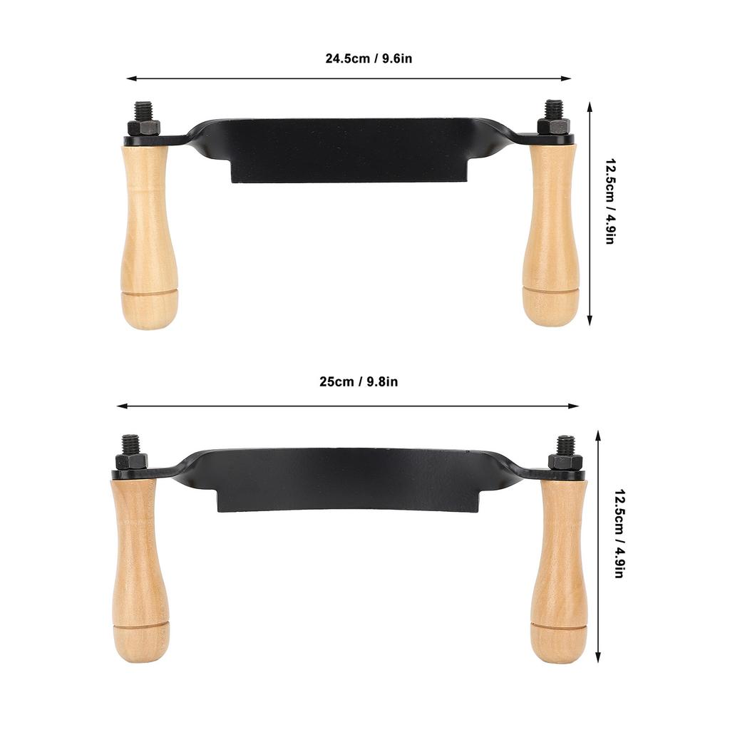 Draw Shave Tool Ergonomic Efficient Comfortable Grip Tree Bark Peeler Tool for Woodworking