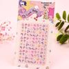 5D Embossed My Little Pony Nail Art Stickers - Cute, Odorless, Cartoon Design for Girls