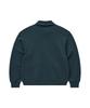 COVERNAT Collared Half-Zip Sweatshirt Dark Blue