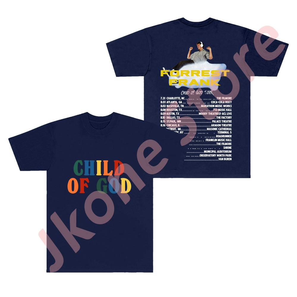 

Forrest Frank 2024 Child of God Tour Merch TShirts New Logo Tee Summer Women Unisex Fashion Casual Short Sleeve 4XL