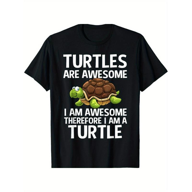 European sizes Cool Sea Turtle for Men Women Tortoise Lover Turtle Animal T-ShirtRegular-Fit, Comfortable & Fashionable S