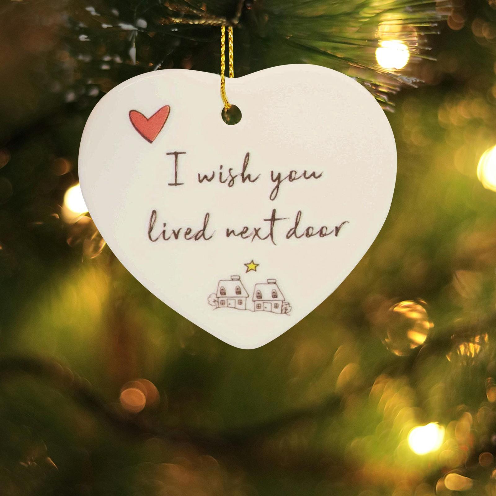 

Акриловые украшения в форме сердца с подвеской «Дружба» — лучший выбор для украшения рождественской елки и выражения дружбы One Size