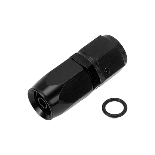 

Адаптер шланга-редуктора ABSOPRO с наружной резьбой JIC -4 0° Разъем топливной магистрали с алюминиевым уплотнительным кольцом Черный чёрный