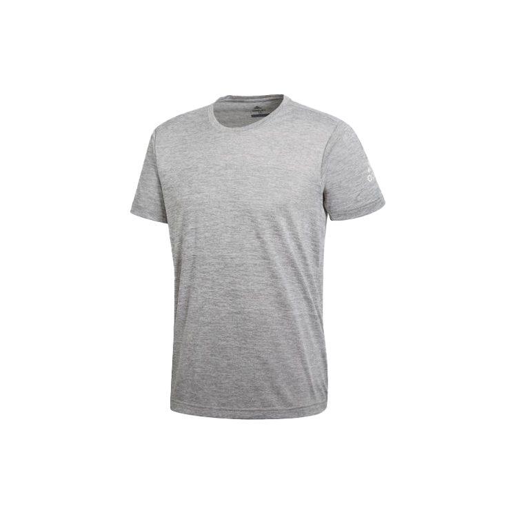 adidas T Shirts Men's Shade 3 Gray Crew Neck Moderate Straight Fit CW3443
