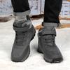 Wasserdichte Schneestiefel Plüsch Damen Stiefeletten Herren Rutschfeste Baumwollschuhe Fellgefütterte Winter Warm Outdoor Wanderschuhe