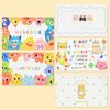Kids' Table Protector Cover 47x24 Inch-Cute Cartoon Printed Waterproof  Oil-Proof PVC Pad Desk Protector Mat