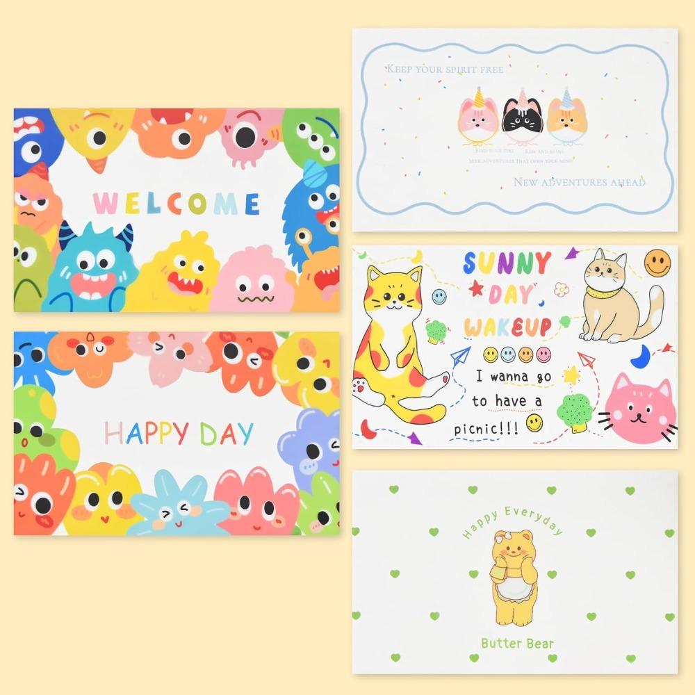 Kids' Table Protector Cover 47x24 Inch-Cute Cartoon Printed Waterproof  Oil-Proof PVC Pad Desk Protector Mat