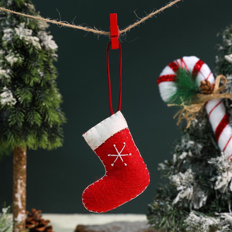 Christmas Gingerbread Plush Ornaments: Gloves, Stockings & Pendants