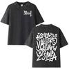 Milo J  Album Casual Graphics Vintage Washed Tee Hip Hop Oversized T Shirt Mens Women Streetwear Short Sleeve Tshirts Unisex