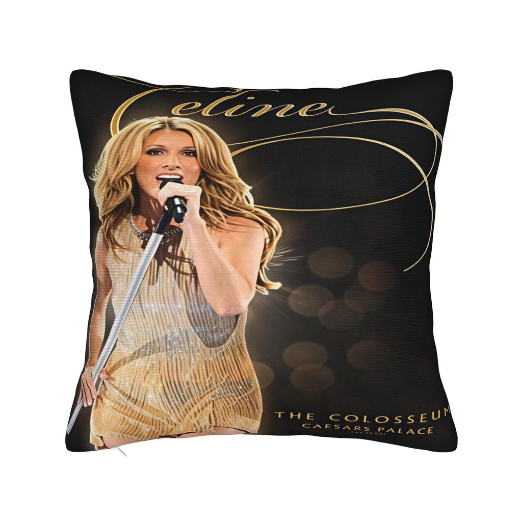 Celines Dions Paris 2026 Pillow Cover Morden Pillow Case For Couch Sofa Bedroom Graphic Cushion Cover Gift