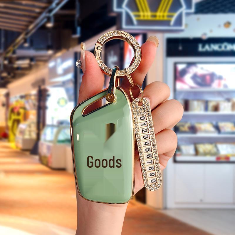 Neuer Baojun RC6/RM5/RS5/RS3 TPU Schlüsselanhänger - Autoschlüsselhülle mit Schnalle