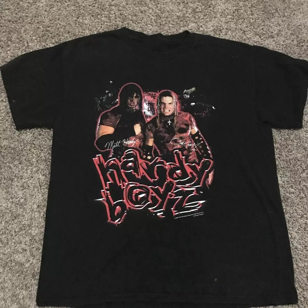 Vintage Hardy Boyz 2 Xtreme Wrestling Signature T-Shirt Size S-5XL Unisex T-Shirt S