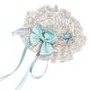 Small Hat Ribbon Lace Barrettes for Women Flapper Fascinator Accessories for Cosplay Elegant Crosses Rose Cosplay