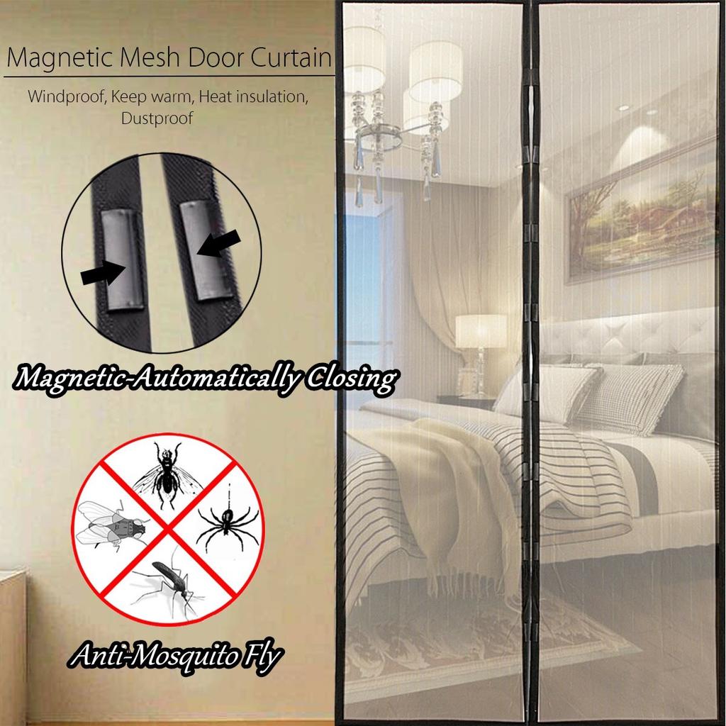 Door Curtain Anti Insect Fly Bug Mosquito Door Window Curtain Net