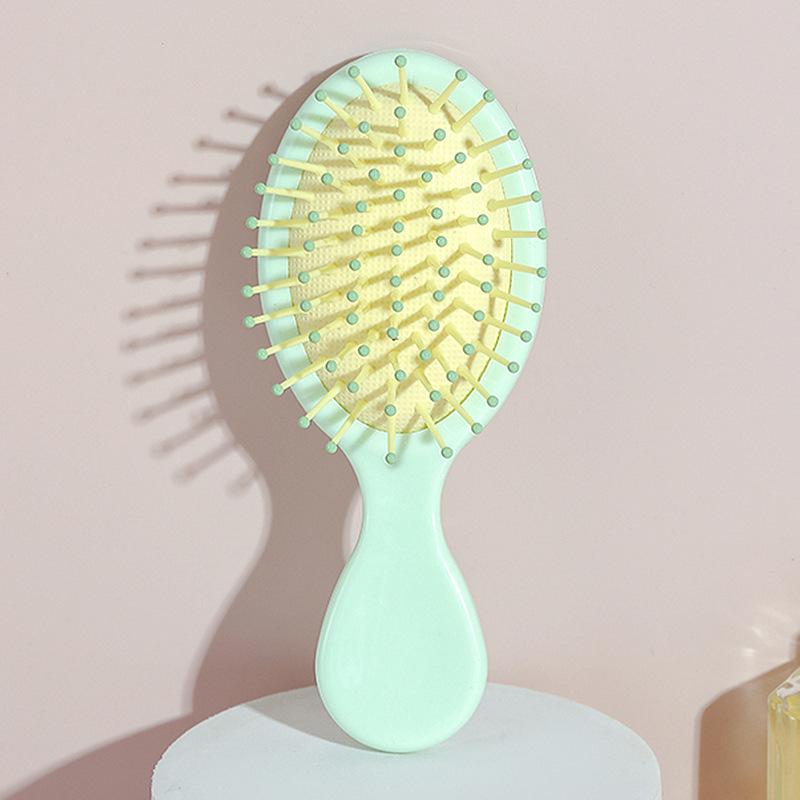 Korean Cute Air Cushion Mini Comb for Women & Girls - Travel Portable Massage Brush