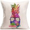 New Nordic Linen Pillowcase Summer Fruit Print Pillowcase Sofa Cushion Cover Home Furnishing