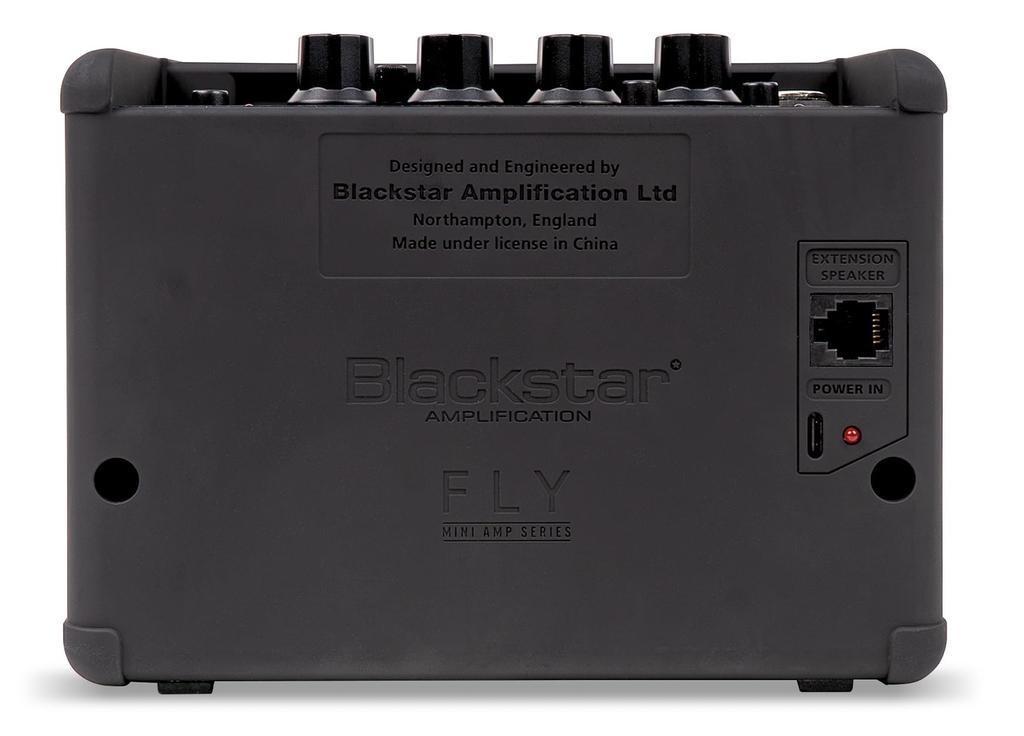 BLACKSTAR FLY 3 Kompakter Gitarrenverstärker zum Aufladen mit Bluetooth, Wiederaufladbar, Ideal für das Üben zu Hause, Eingebauter Lautsprecher,