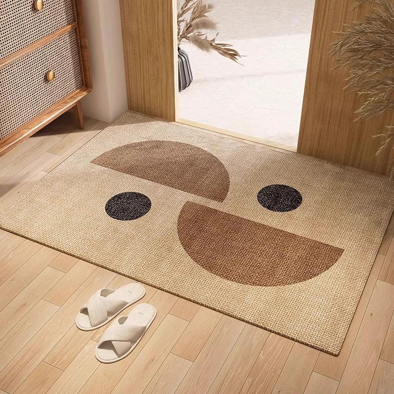 Front Door Mat Outside Entrance Welcome Mat Outdoor Indoor Entryway Rug Non-Slip Washable Doormat   Doormat Kitchen Rug