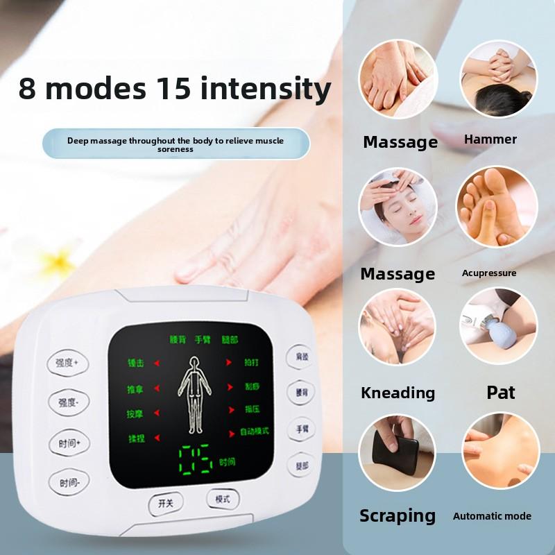 Masážní přístroj střední frekvence Meridian Akupunkturní bod Fyzioterapeutický přístroj Zásuvný Bateriový Duální účel Pulzní Elektroterapeutický přístroj