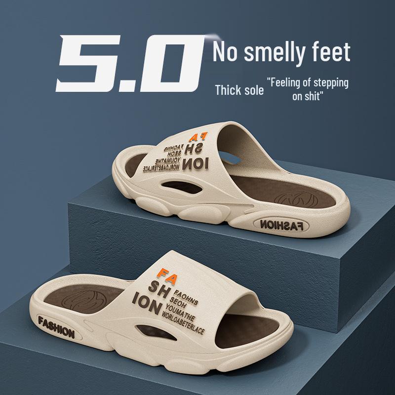 Men's Non-slip Summer Sports Sandals, Soft Sole, Wear-resistant, Comfortable for Home, Outdoor, and Shower Use.