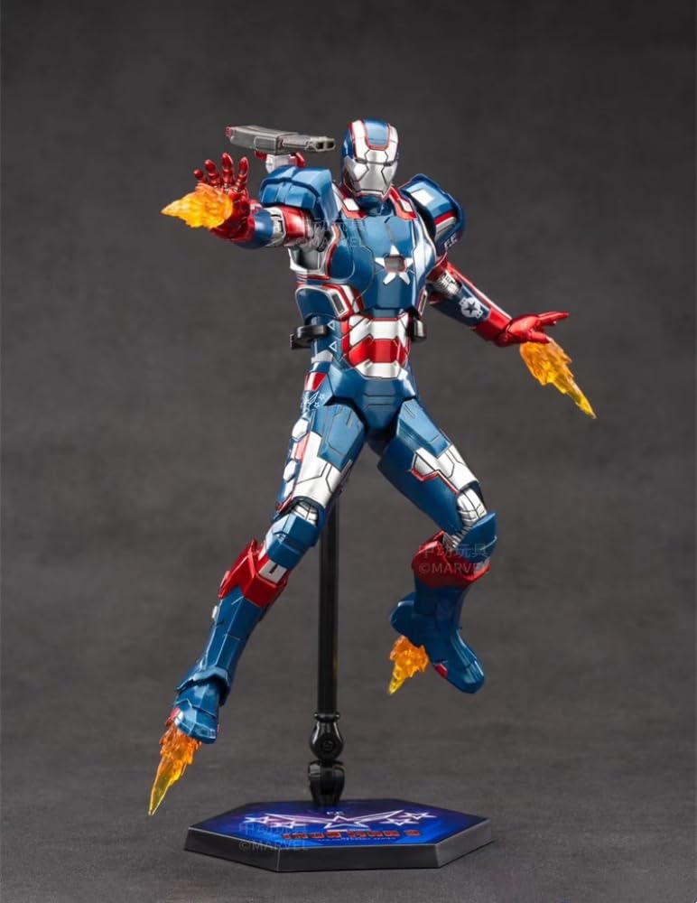 ZD TOYS Iron Man 3 Iron Patriot 1/10 Scale ABS & PVC Painted Movable Figure