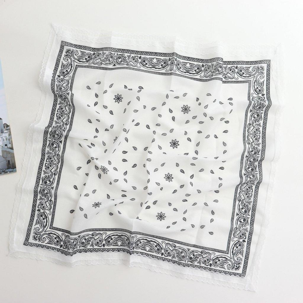 60 Pastel Polka Dot Scarf: Women's Square Bowknot Headscarf & Headband.