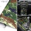 Starry Jungle Camouflage Wrap Foil Car Tint Camo Military Green Mosaic Wrapping Tools Motorcycles Car Adhesive Vinyl Sticker