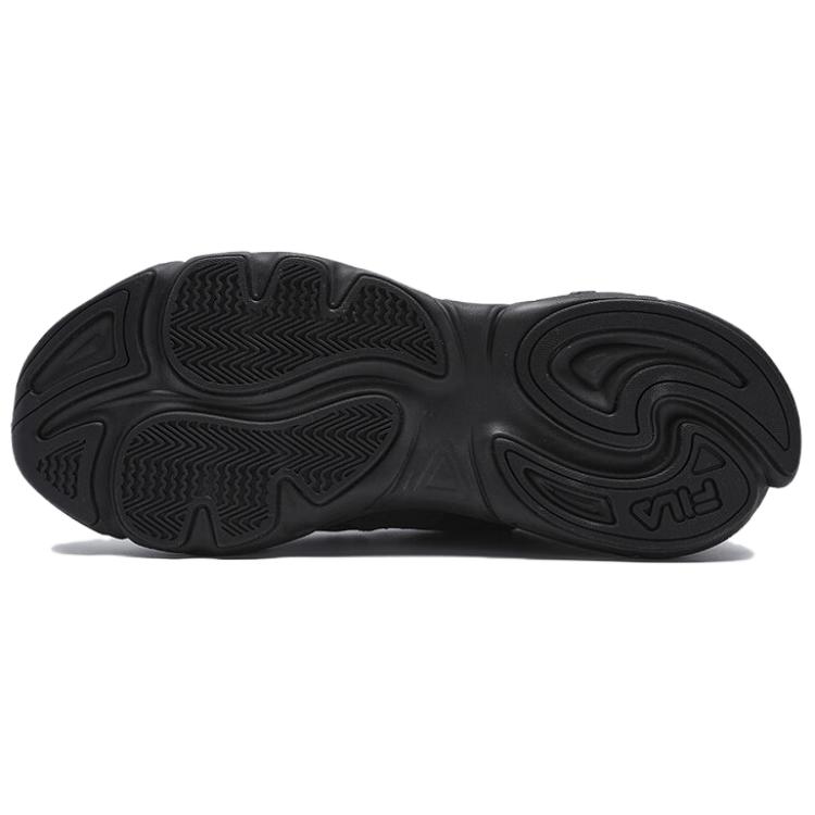 New FILA Mars 2 Slip Resistant And Breathable Low Top Running Shoes Women's Black F12W442124FBK