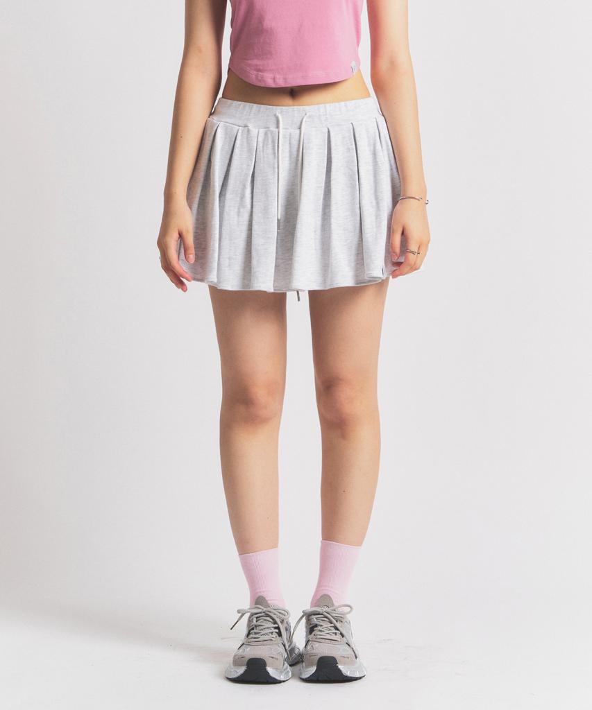 Nil Rise Cotton Skirt Pants White Merange