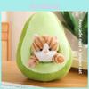 Creative Cat Plush Toy With Detachable Fruit Pillow For Kids And Collectors