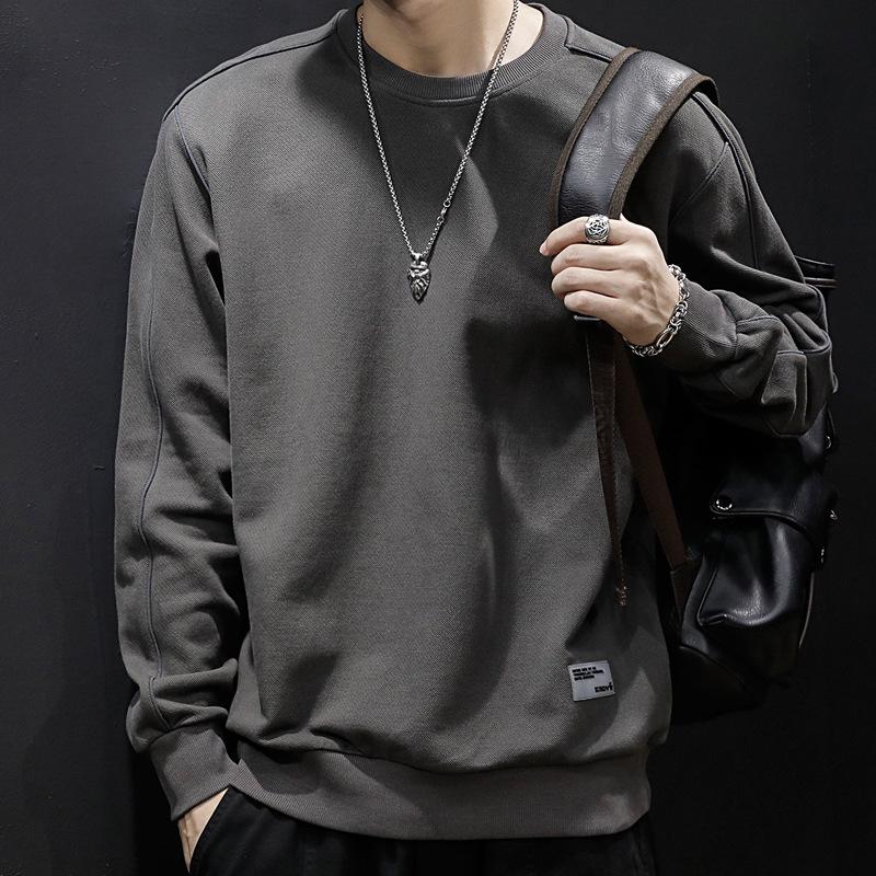 

Мужской флисовый свитшот с круглым вырезом большого размера - Стиль весна 2024 M