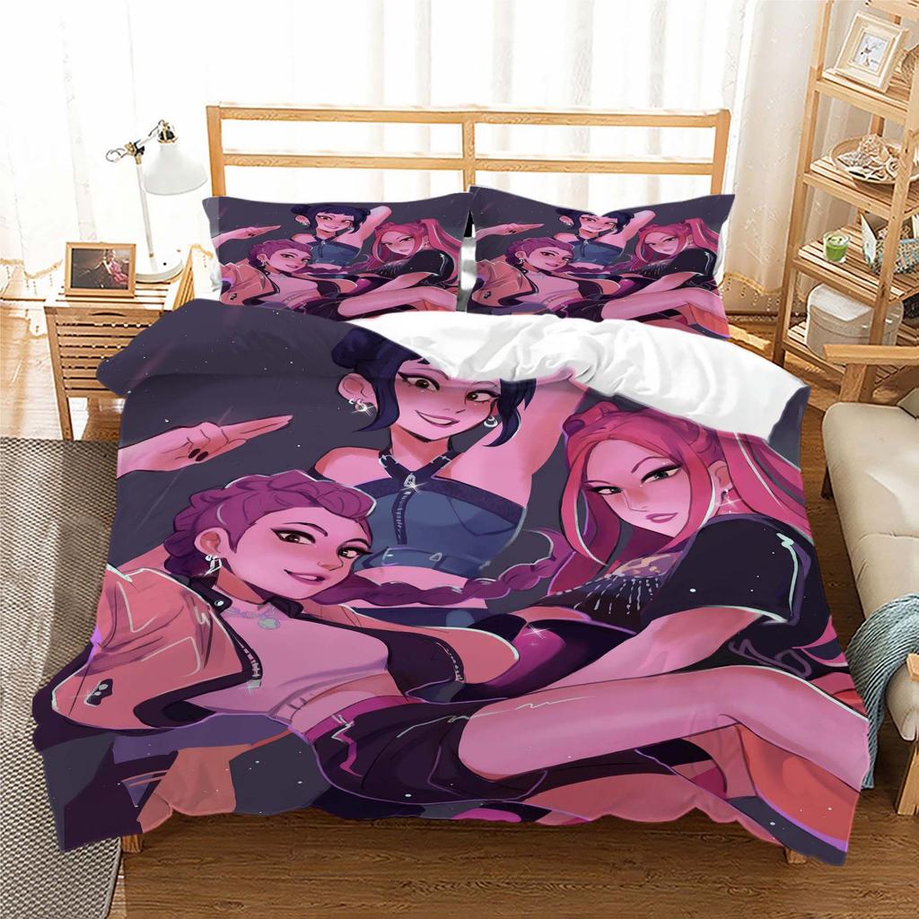 Witch Hunters 3D Digital Printing Three-Piece Set, Bedding