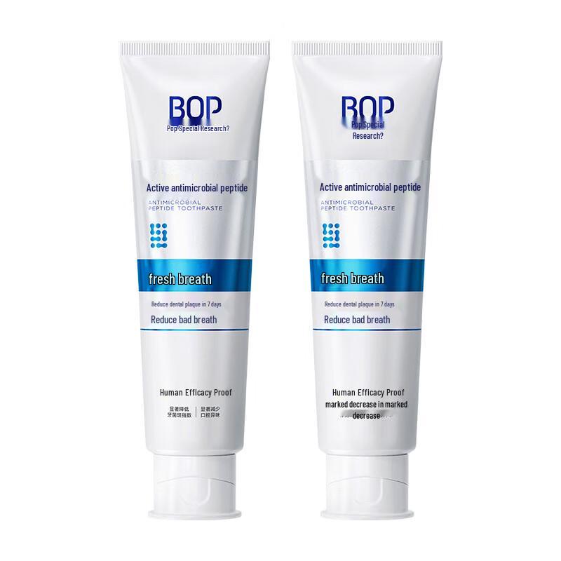 

BOP Active Antimicrobial Peptide Toothpaste, Fresh Breath (2-Pack)