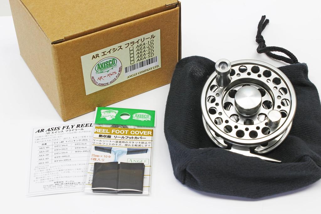Akisco Airlite Fly Reel with Reel Foot Gunmetal ARA-3D Cover, #5/6