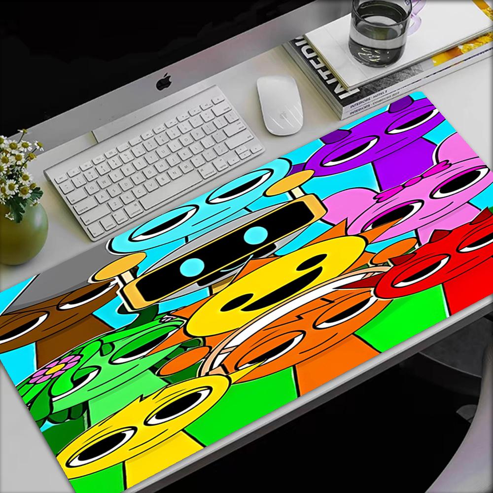 Sprunki Theme Mouse Pad, Non Slip Rubber Base, Multifunctional Office & Home Decor, Perfect for Workspace Personalization.