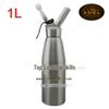 Edelstahl-Siphonflasche für Heiß & Kalt, Vollmetalltopf für Molekularküche