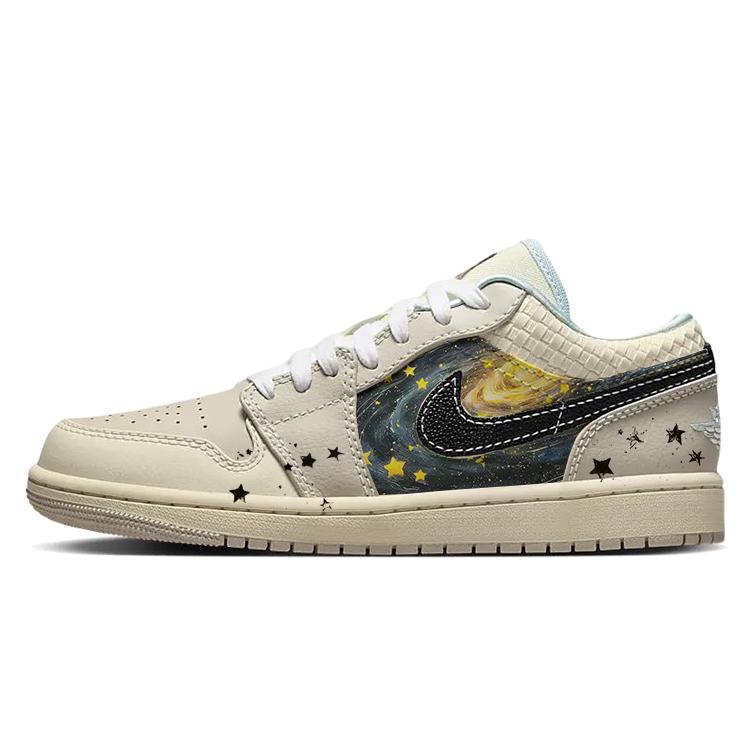 

Jordan Air Jordan 1 Vintage Basketball Shoes Women s Low top White HQ3440-101(Team56-) 38