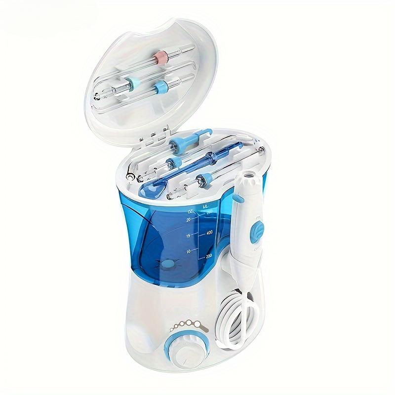 Fil d'eau, fil d'eau électrique pour le nettoyage et le nettoyage des appareils dentaires, fil d'eau électrique pour douchette buccale, 10 pressions et 7 embouts, fil d'eau