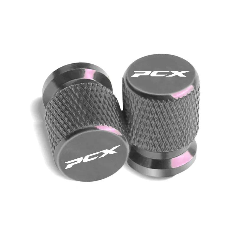 New Motorcycle CNC Aluminum Tire Valve Air Port Stem Cover Caps 2 Pcs For HONDA PCX 125 150 160 PCX125 PCX150 PCX160 Accessories