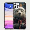 Animal Brown Cute Bear Phone Case For iPhone 17 Air 16 15 Plus 11 14 Pro Max 13 Mini 12 7 8 + SE Pattern Art Customized Cover 17