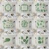 Set de table en lin Feuille Verte Tropicale Lavable Tapis de Table Botanique pour Fête à Domicile Tables de Repas Mariage Banquets de Cuisine Décor