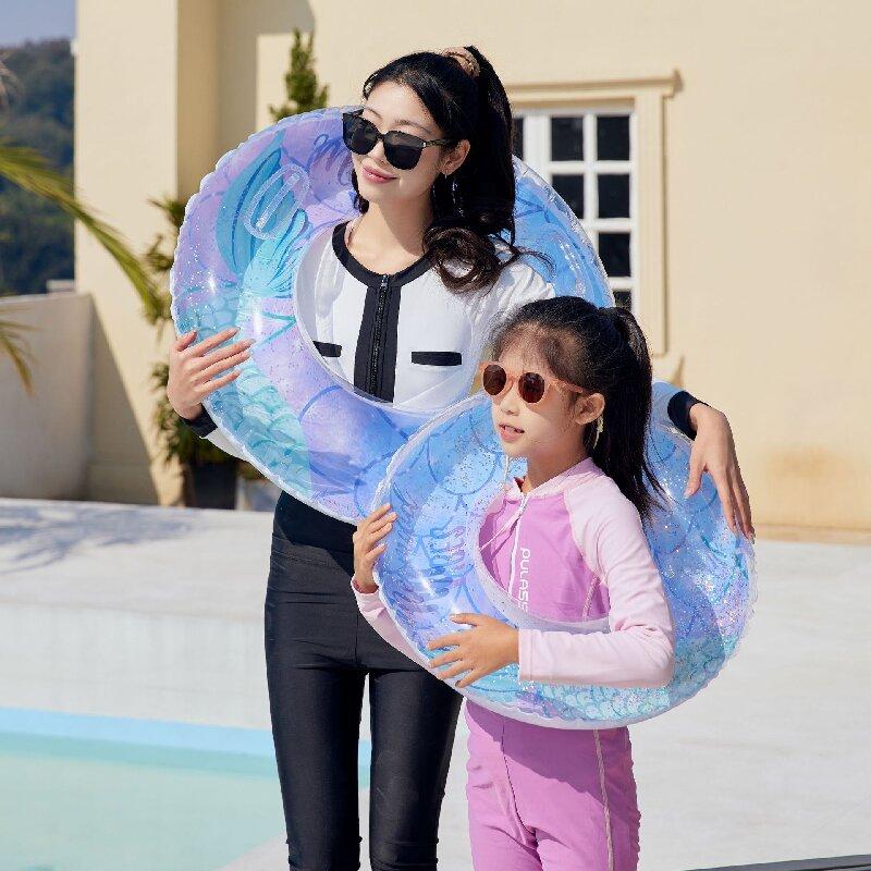 Rooxin Mermaid Swimming Ring Inflatable Pool Float For Adult Kids Swimming Circle Baby Swim Tube Water Play Swimming Pool Toys