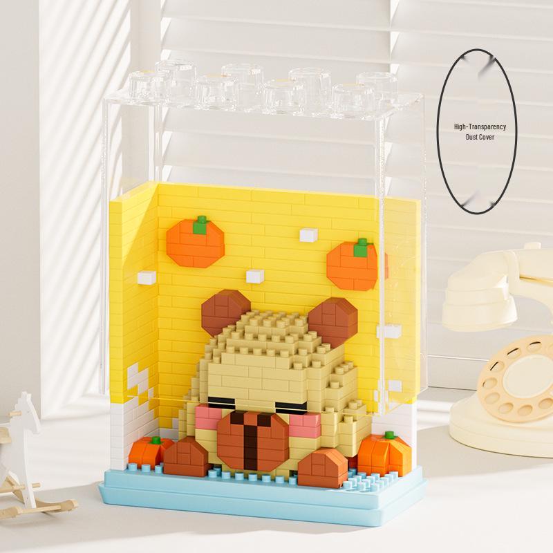 Square Zoo Santa Claus Panda & Tiger Building Blocks - Compatible with Lego, Ideal Gift