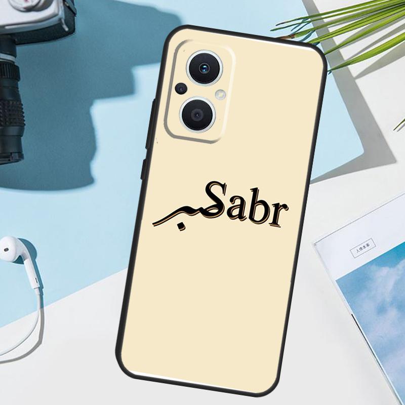 Sabr Patience Cover For OPPO Reno 14F 13F 12F 11F 8T 7 8 Lite 10 11 12 13 14 OPPO Find X9 X8 X5 X6 Pro Case