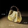 Hand-held Bag with Floral Pattern, Wedding Bag in Traditional Chinese Style, Hanfu Bag, Bamboo Joint Bag Casually
