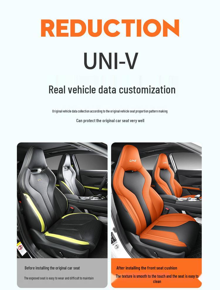 Changan UNIV Five-Seater Leather Car Seat Cushion, Four Seasons Model
