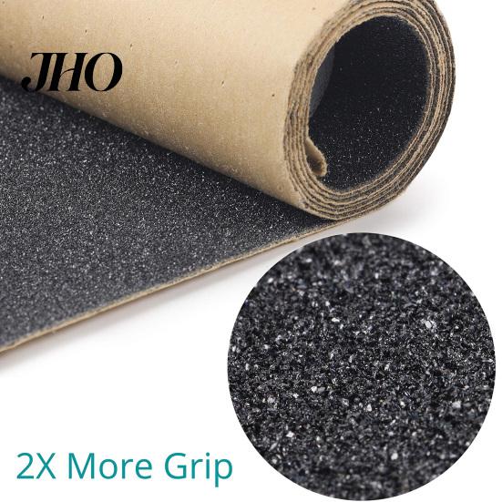 Grip Tape Sheet Self Adhesive Increase Friction Waterproof Bubble Free Sand Paper for Skateboard Sandpaper