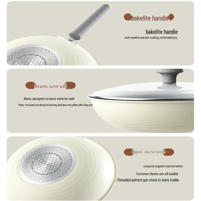 COOKER KING Healthy Generation II 32cm Non-stick Wok
